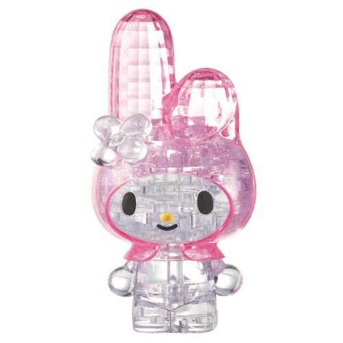 Hanayama Crystal Gallery My Melody 37-Piece 3D Puzzle – Collectible Jigsaw Figure