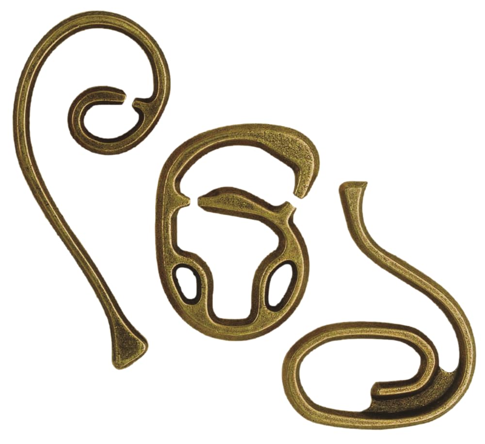 Hanayama Enigma Puzzle – High-Difficulty Cast Metal Brain Teaser (Level 6)