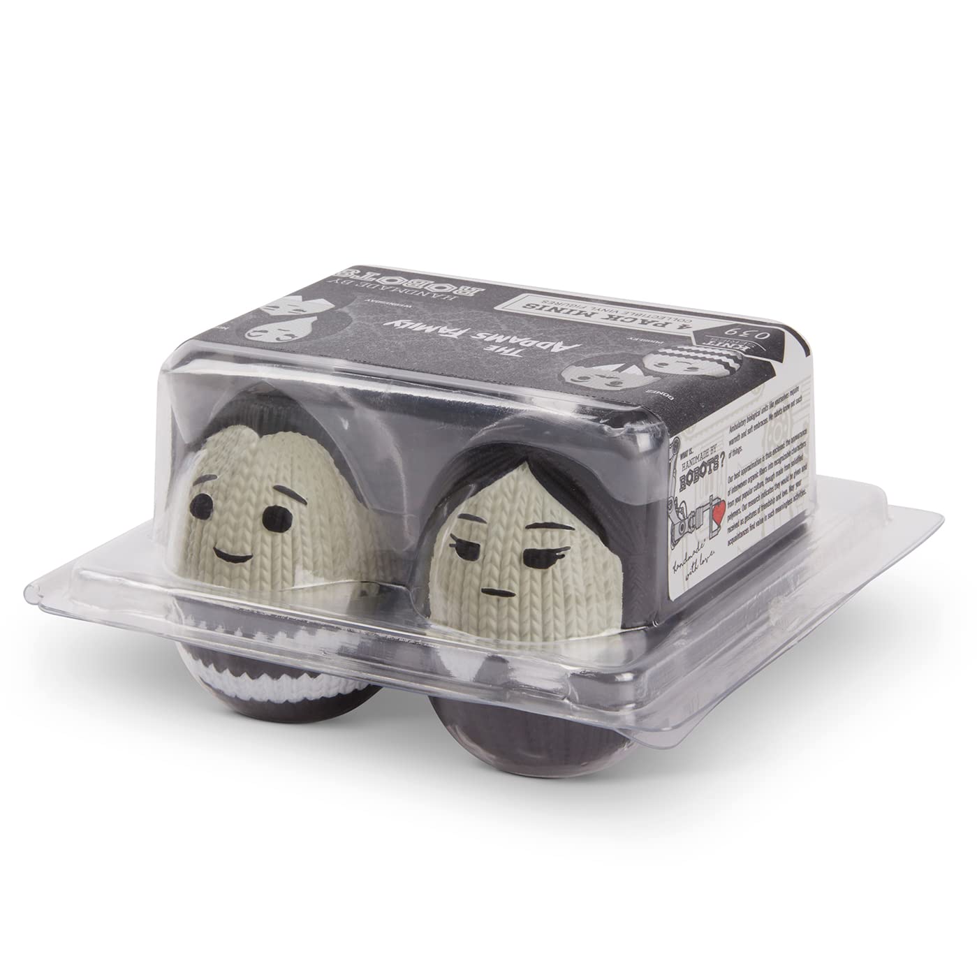 Handmade by Robots - The Addams Family Mini Egg 4 Pack #039 | 2.5-inch Knit Vinyl Figures