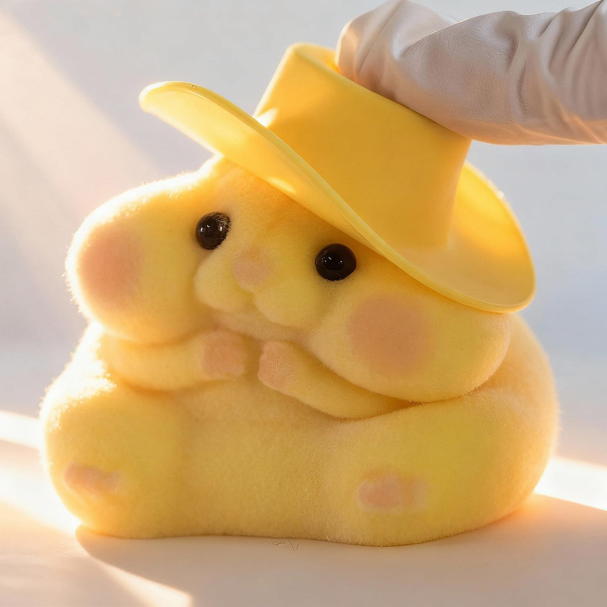 Handmade Taba Squishy Hamster Toy — Soft Silicone Furry Fidget & Gift