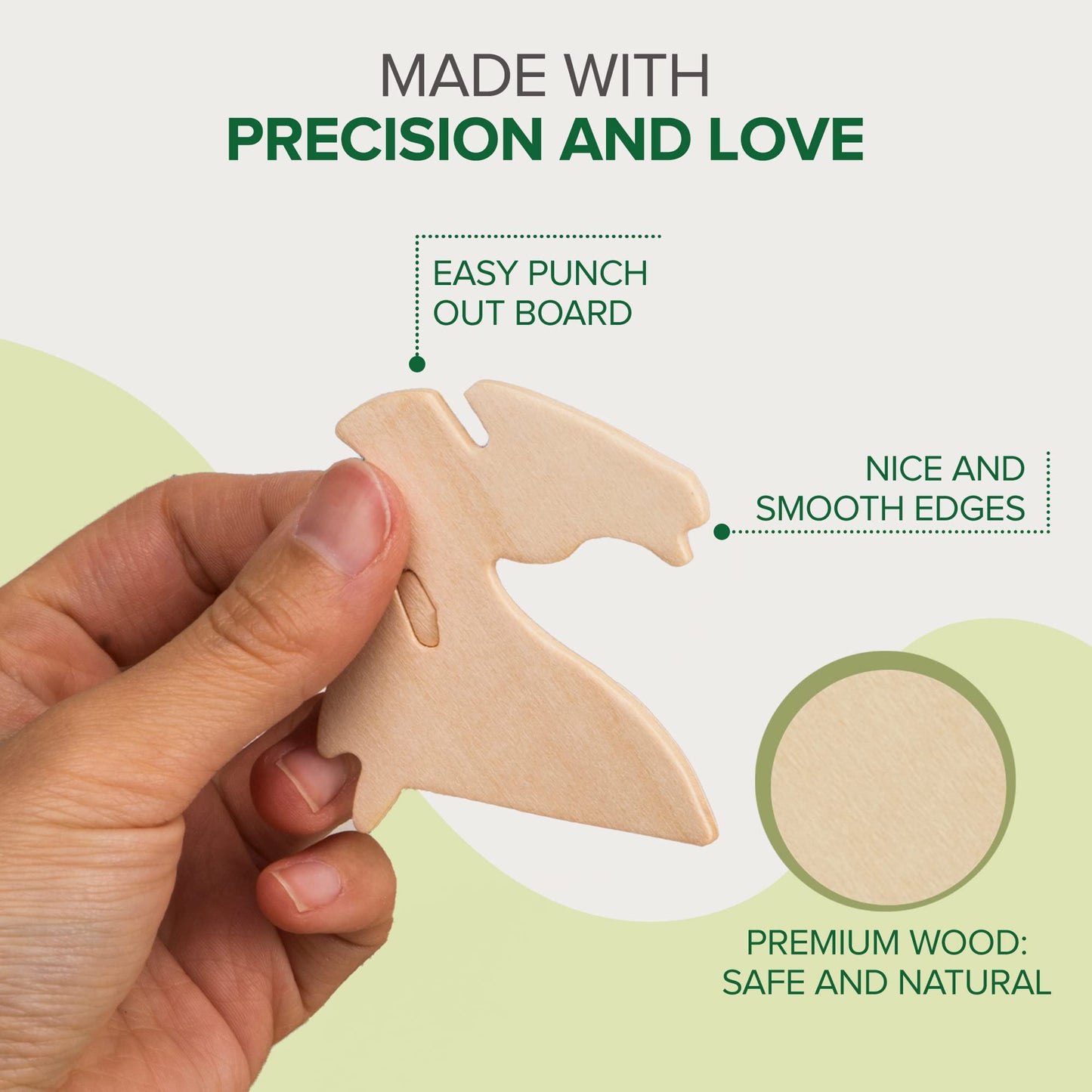 Hands Craft DIY 3D Bird Puzzle Bundle – 6 Puzzles, Safe Plywood, Easy Punch-Out