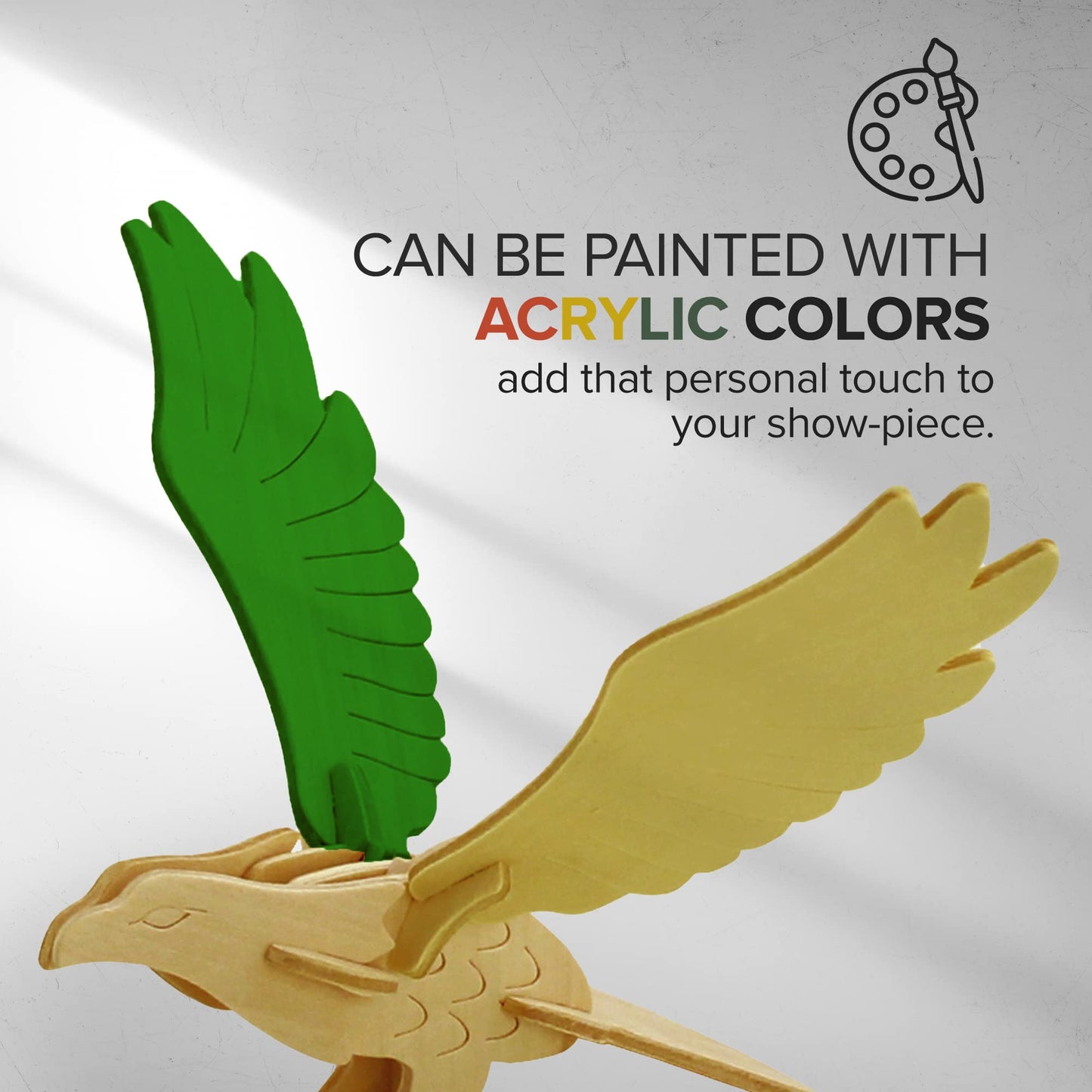 Hands Craft DIY 3D Bird Puzzle Bundle – 6 Puzzles, Safe Plywood, Easy Punch-Out