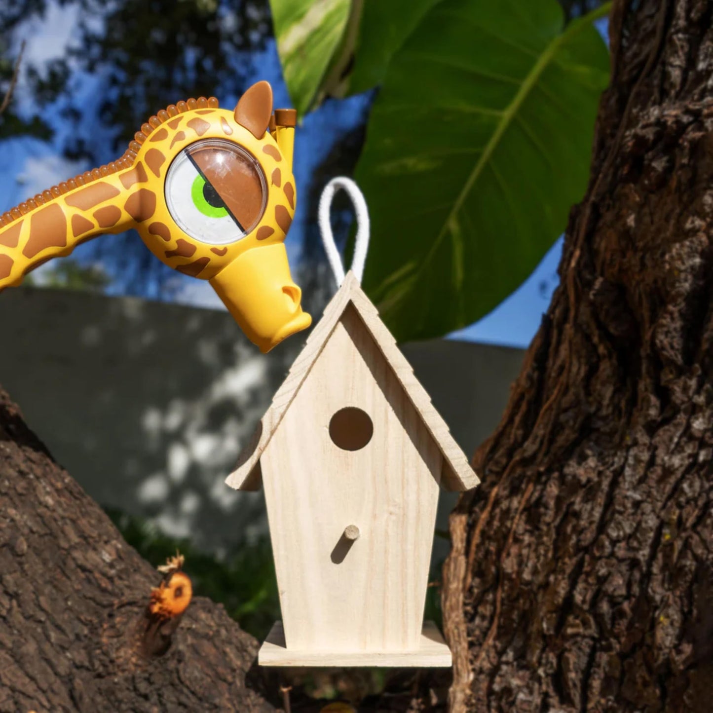 Handy Famm Real Metal Yellow Giraffe Hammer for Kids – Safe Mouth Sleeve & Nail Remover
