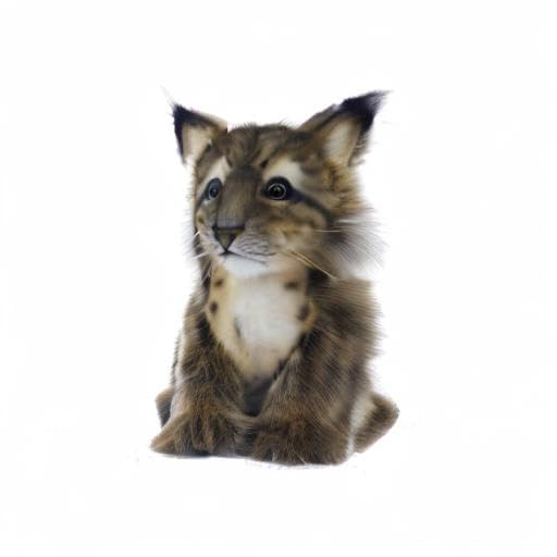 Hansa 198572 Lynx Cub Plush - Handcrafted Realistic Toy by HANSA
