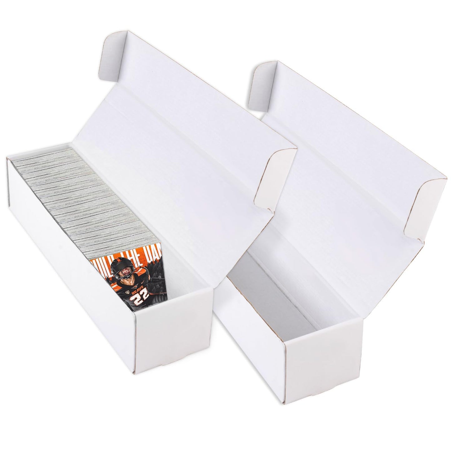HANWRAPS Card Storage Box 2-Pack – 1000 Card Capacity per Box, 14.4 Inch Long