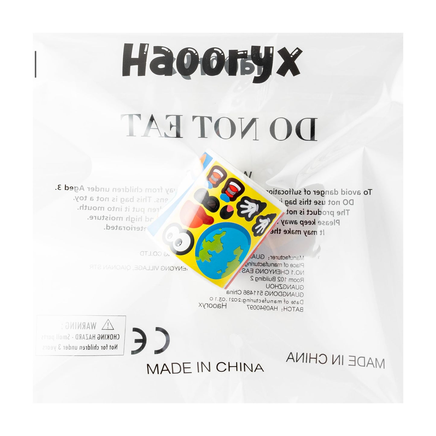 Haooryx Outer Space DIY Stickers – 300 Pcs Repositionable Vinyl for Laptops, Water Bottles & Journals