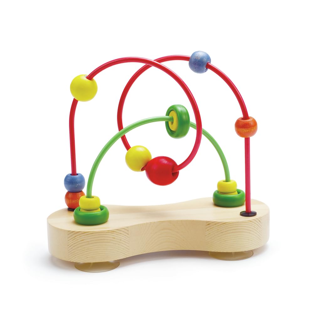Hape Double Bubble Wooden Bead Maze — Award-Winning Educational Toy for Babies & Toddlers