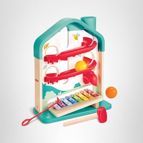 Hape Melody Mansion Ball Run – 2-in-1 Music & Ball Track