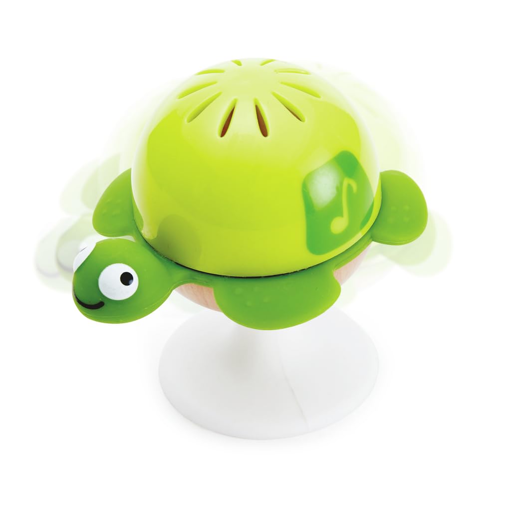 Hape Put-Stay Rattle Set: Three Sea Animal Suction Rattle Toys for Babies