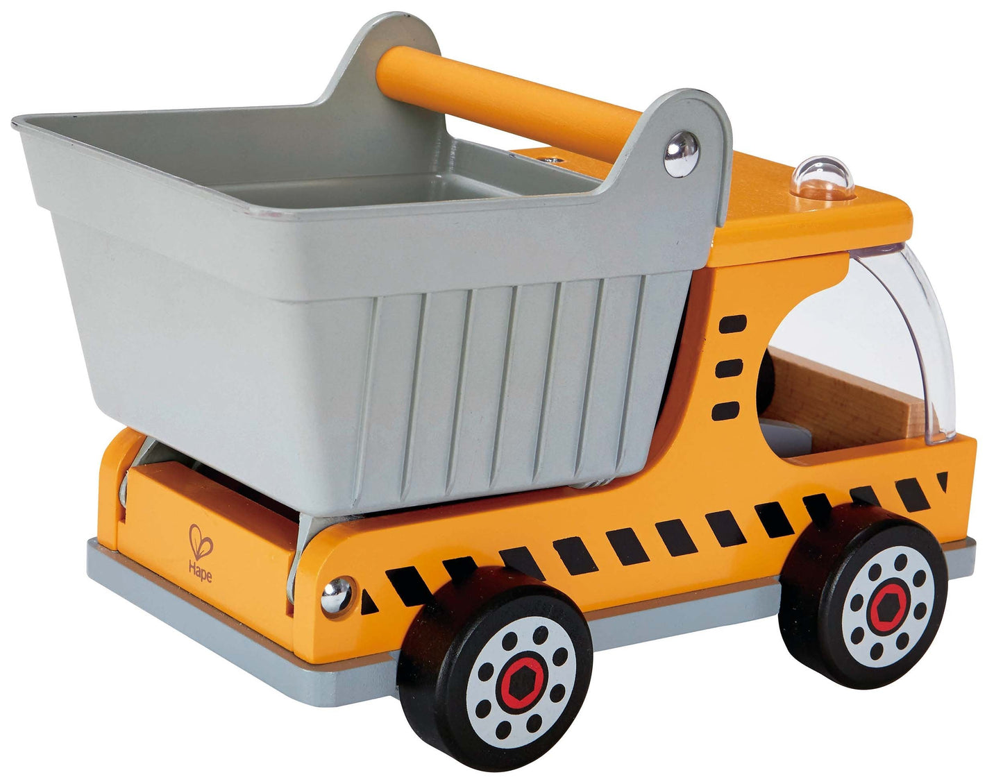 Hape Wooden Dump Truck for Toddlers – Pretend Play Construction Vehicle