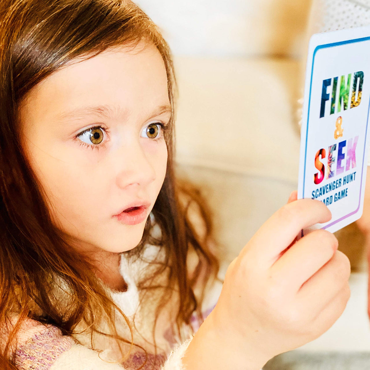 Hapinest Find and Seek Scavenger Hunt Card Game – Indoor & Outdoor Fun for Kids 3+