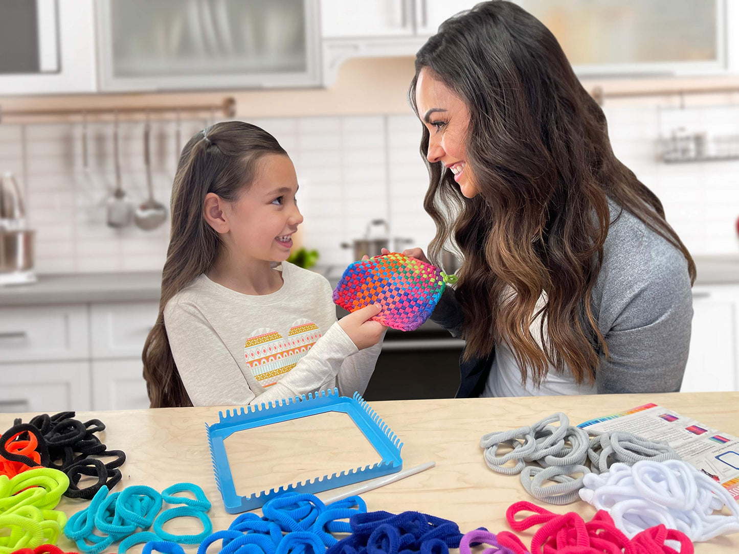 Hapinest Make Your Own Potholders Weaving Loom Kit for Kids