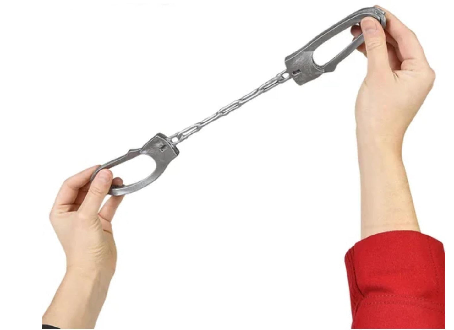 HAPPY DEALS ~ Toy Stretchy Handcuffs on Card – Fun Costume Accessory