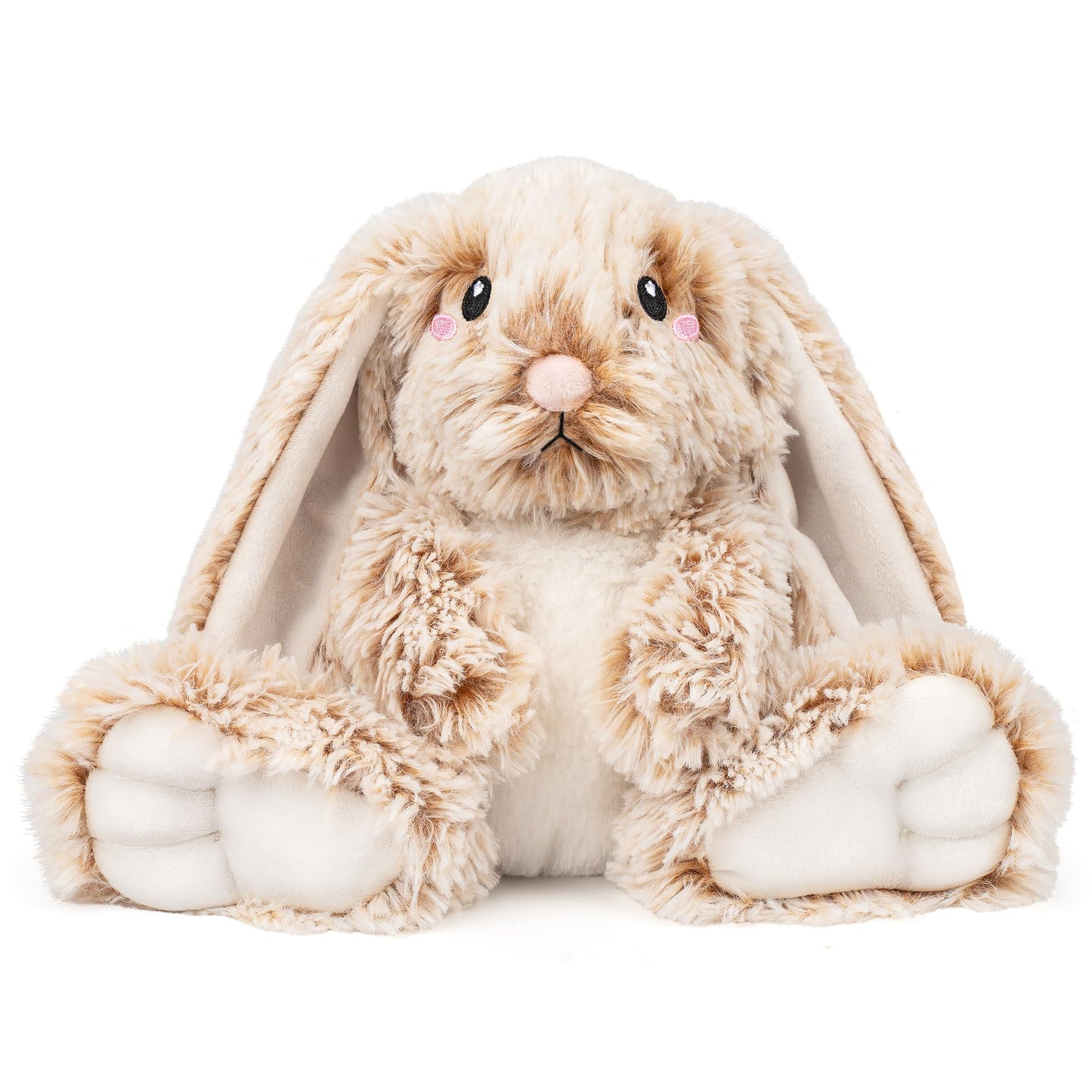 Happy Fuel Bunny: Microwavable Weighted Plush (1.5 lb) Unscented Heating Pad for Cozy Comfort