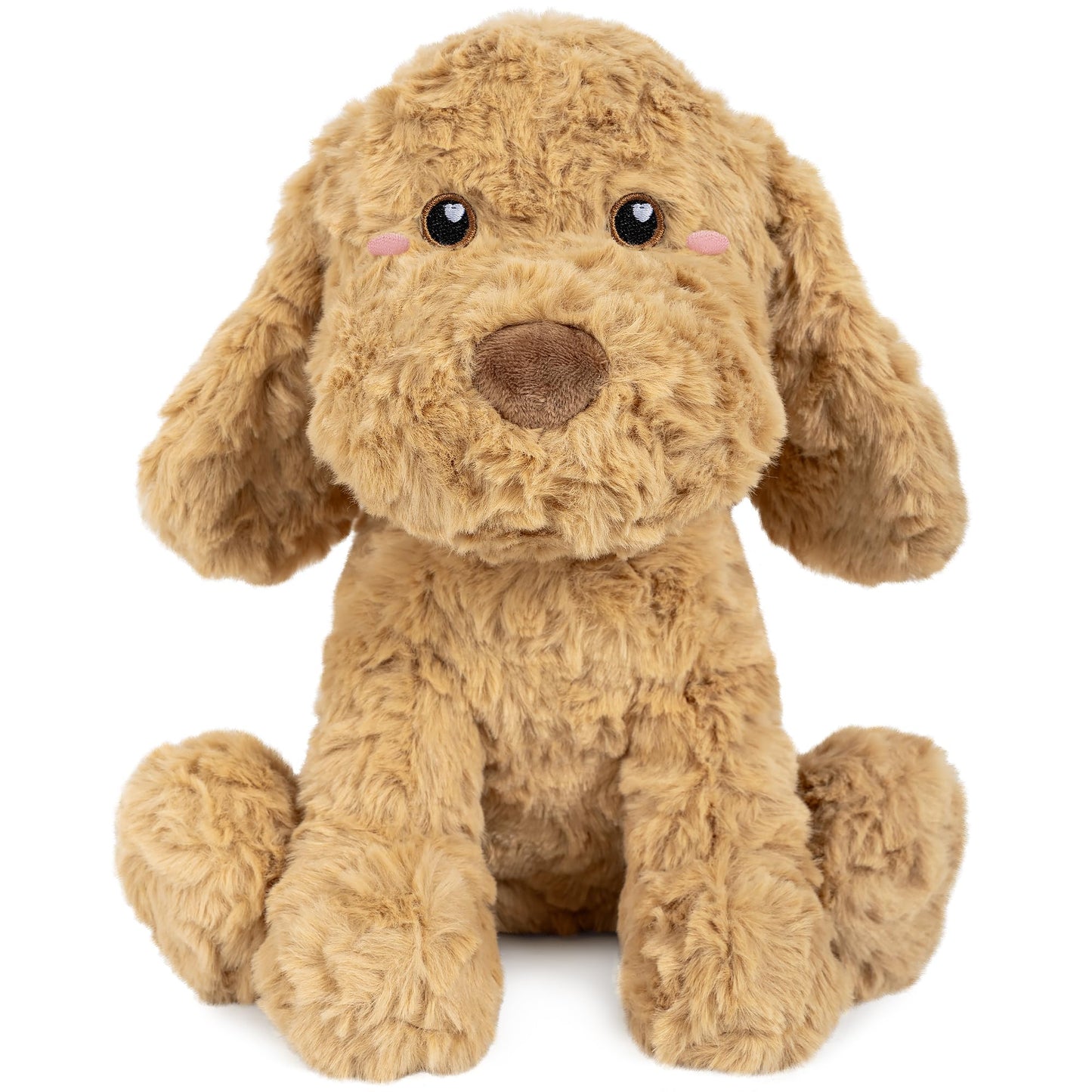 Happy Fuel Goldendoodle Plush – 1.5 lb Microwavable Weighted Heating Pad