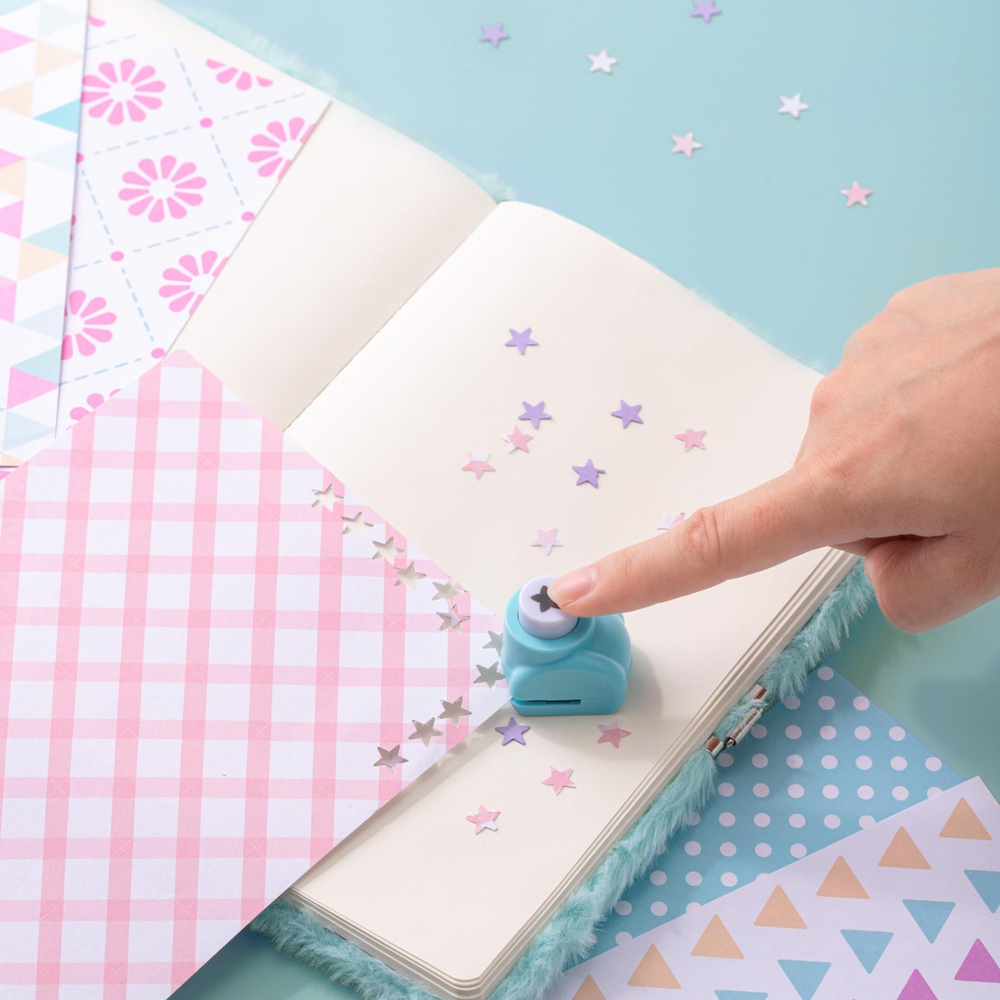 HAPPY LOLLI Mint LolliME DIY Journal Kit for Girls – 300+ Pieces, Lockable Diary, Markers & Stickers
