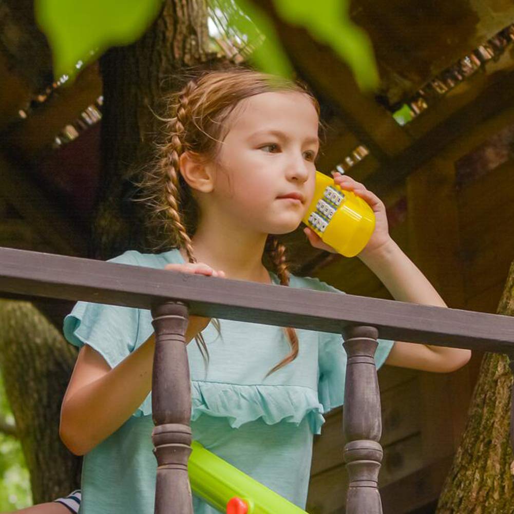 HAPPYPIE Toy Phone for Kids - Pretend Play & Learning (Yellow)