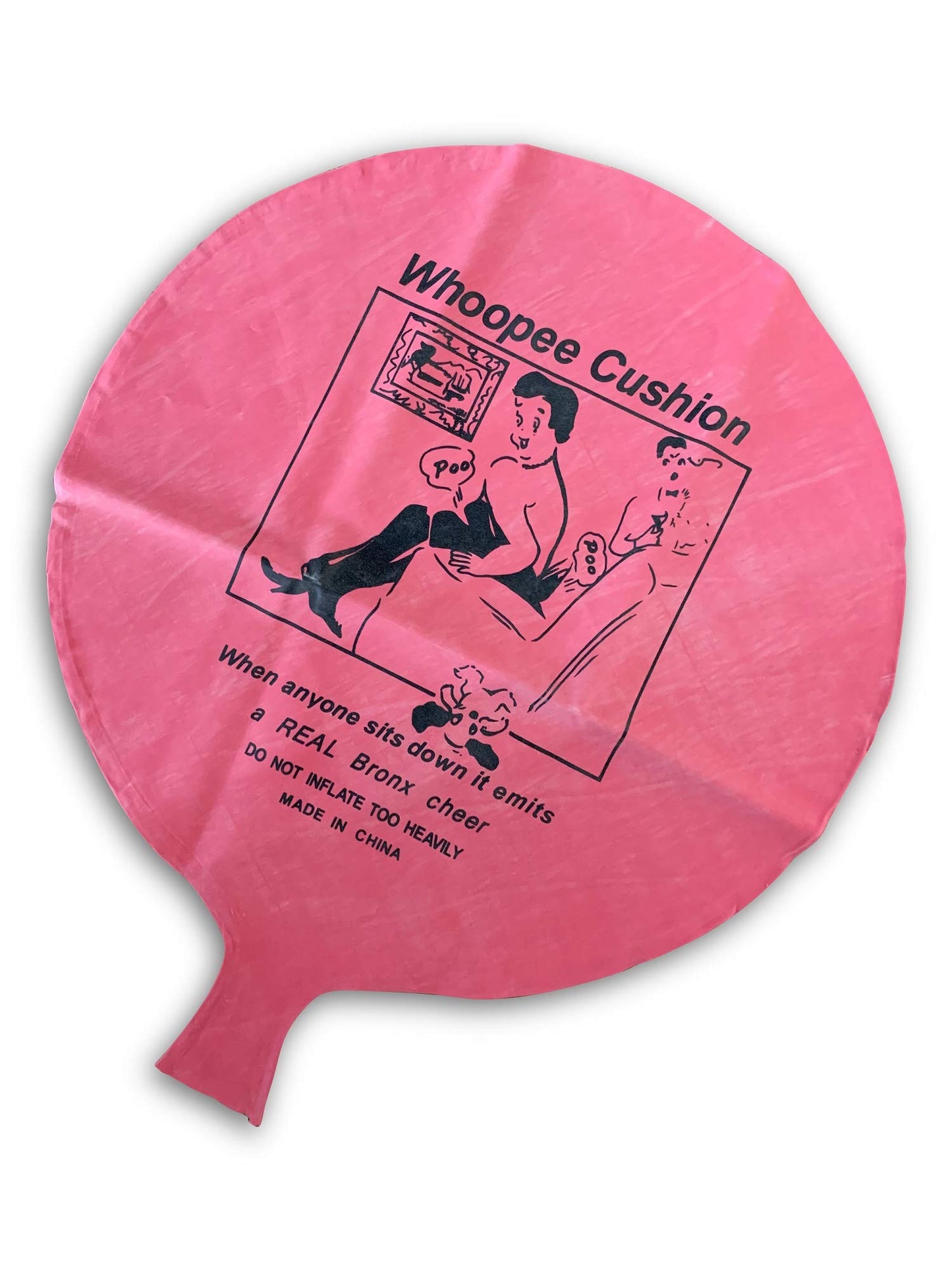 Hapros Classic Whoopie Cushion 2 Pack - 8-Inch Prank Cushions in Assorted Colors