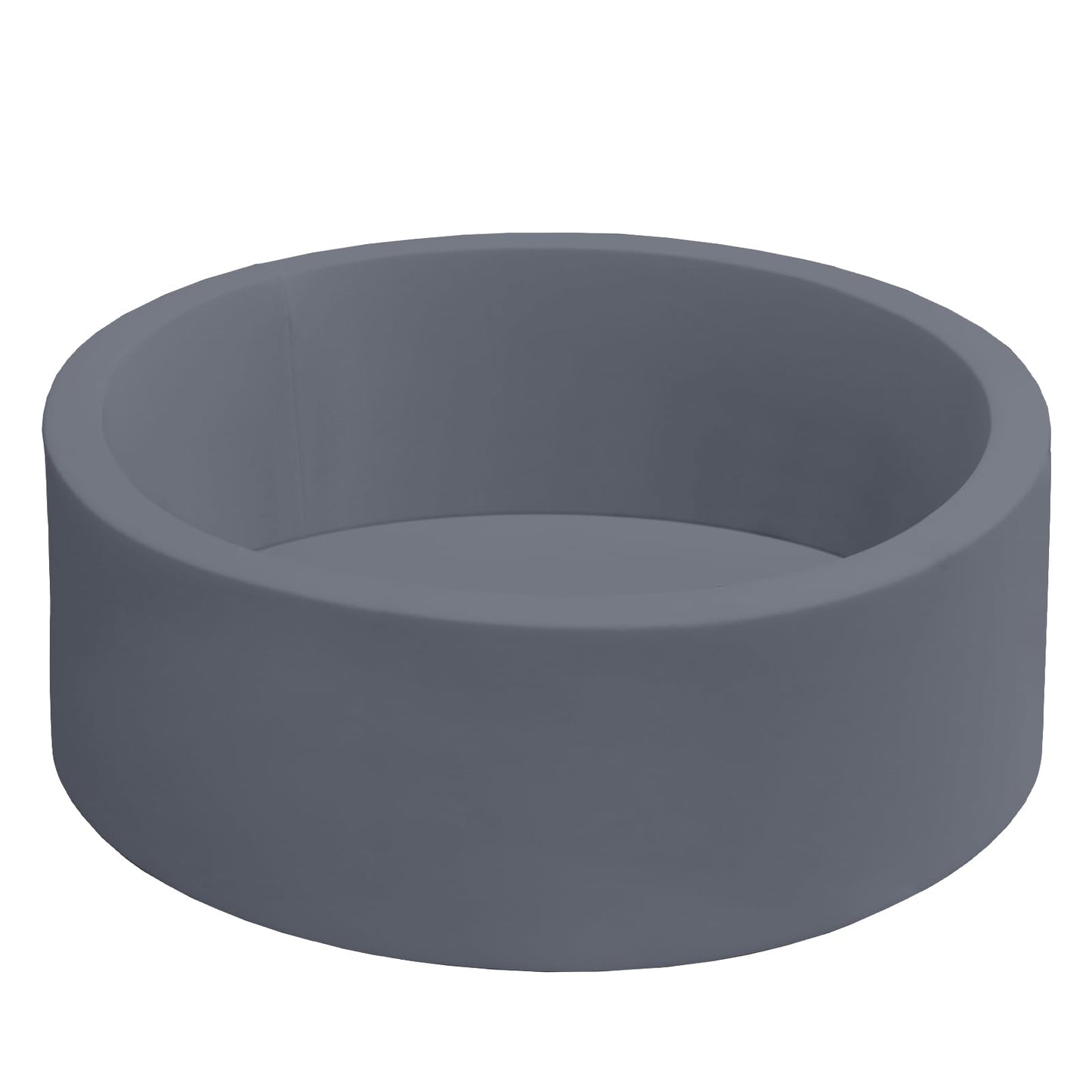 HARBOLLE Baby Ball Pit 35.4-inch Memory Foam Play Space – Indoor/Outdoor, Balls Not Included, Dark Gray