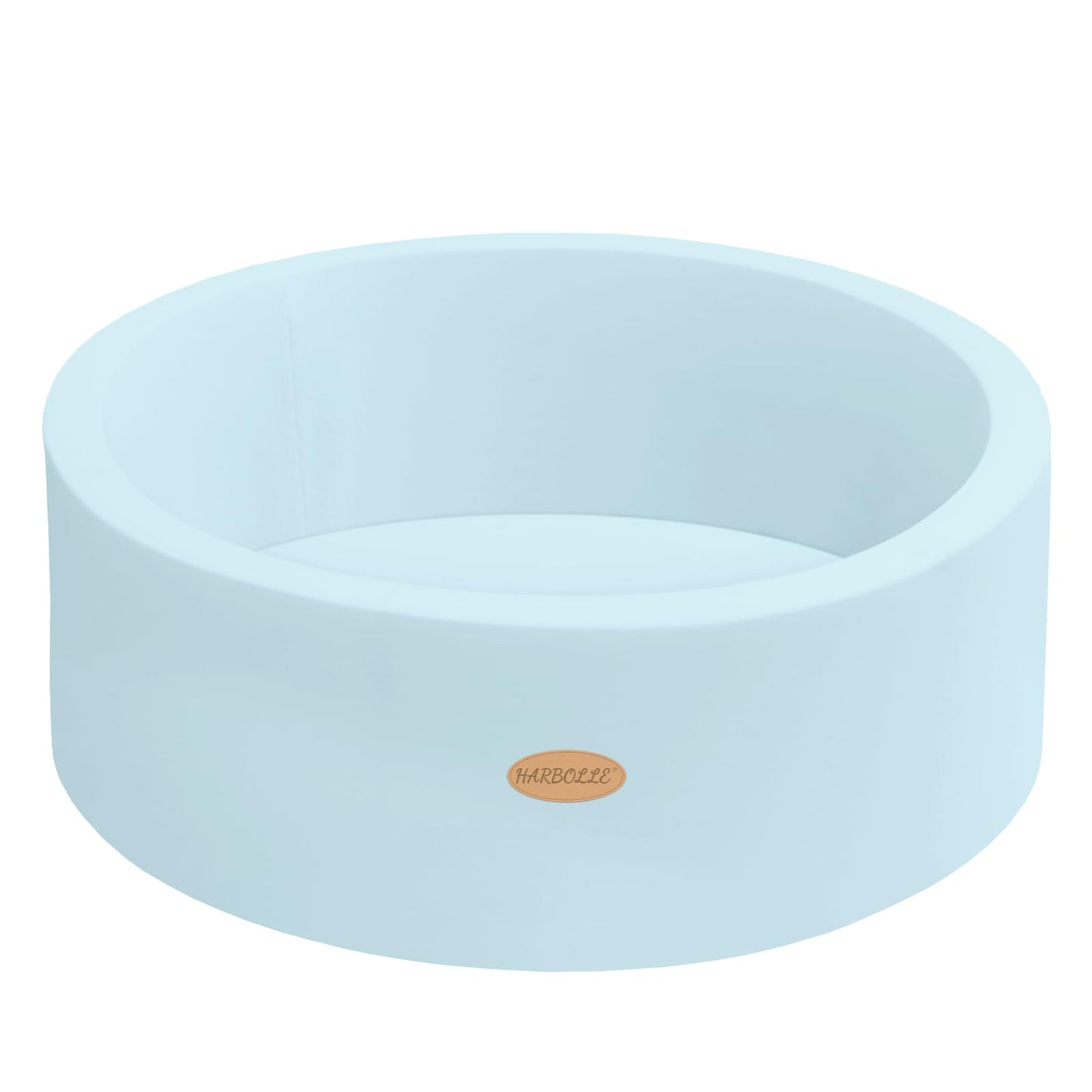 HARBOLLE Baby Ball Pit 35.4in - Soft Memory Foam Play Area for Babies, Toddlers & Kids