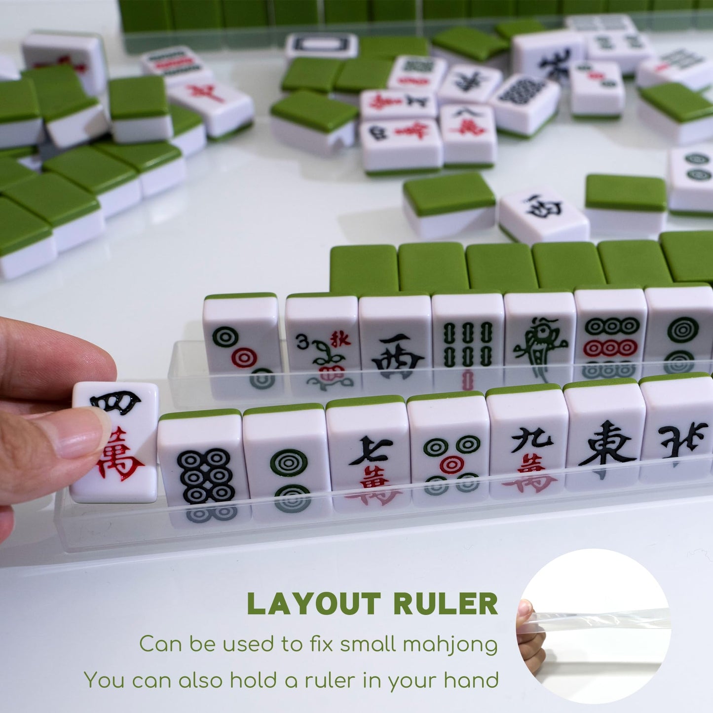 Harborway Mini Chinese Mahjong Set – 144 Tiles with Travel Case | Portable for Beginners & Enthusiasts