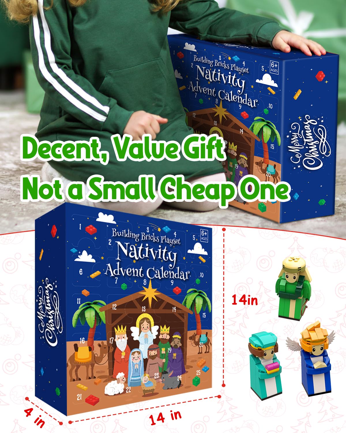 HARDWIND Advent Calendar 2025 — Nativity Building Blocks for Kids (25 Models)