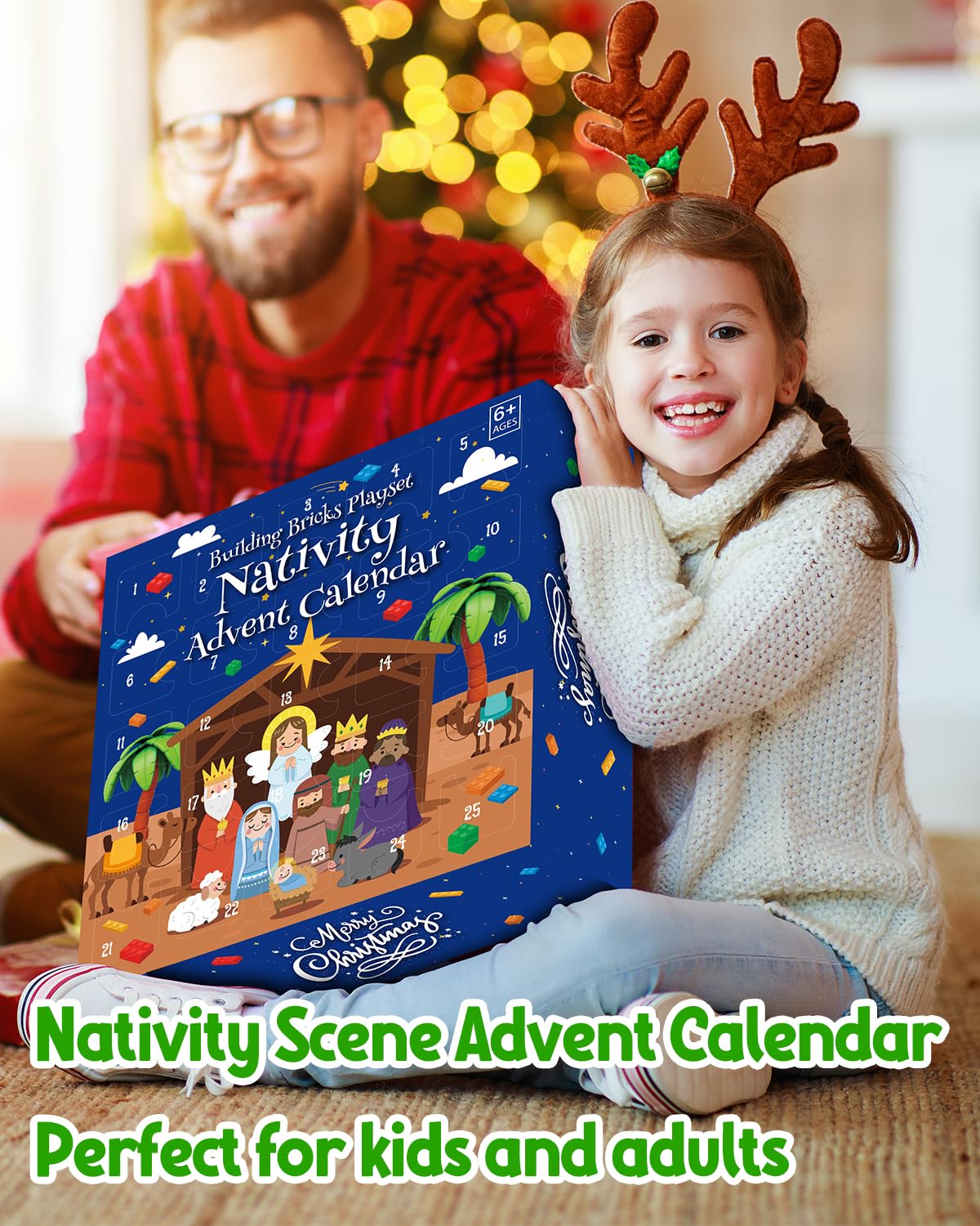 HARDWIND Advent Calendar 2025 — Nativity Building Blocks for Kids (25 Models)