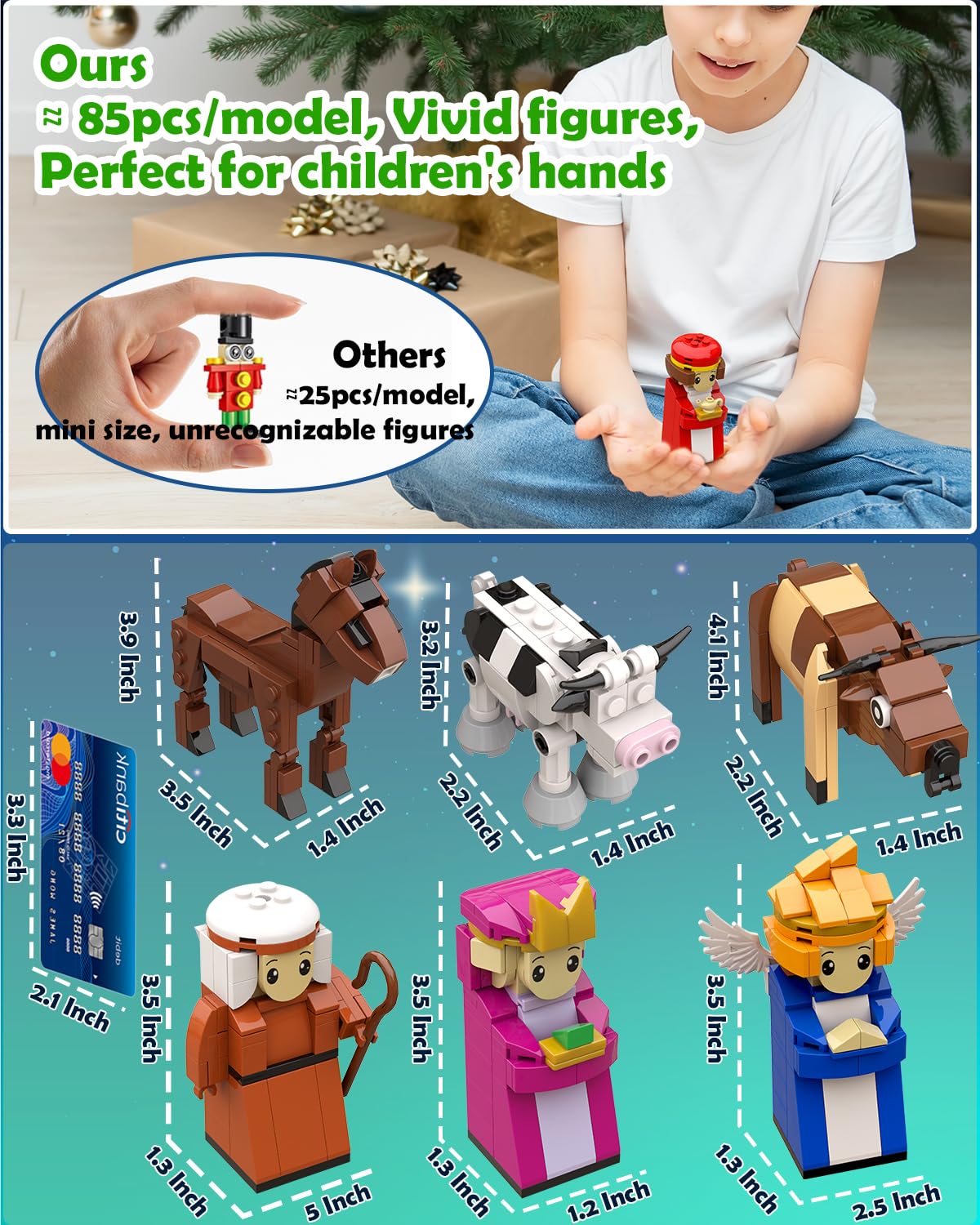 HARDWIND Advent Calendar 2025 — Nativity Building Blocks for Kids (25 Models)