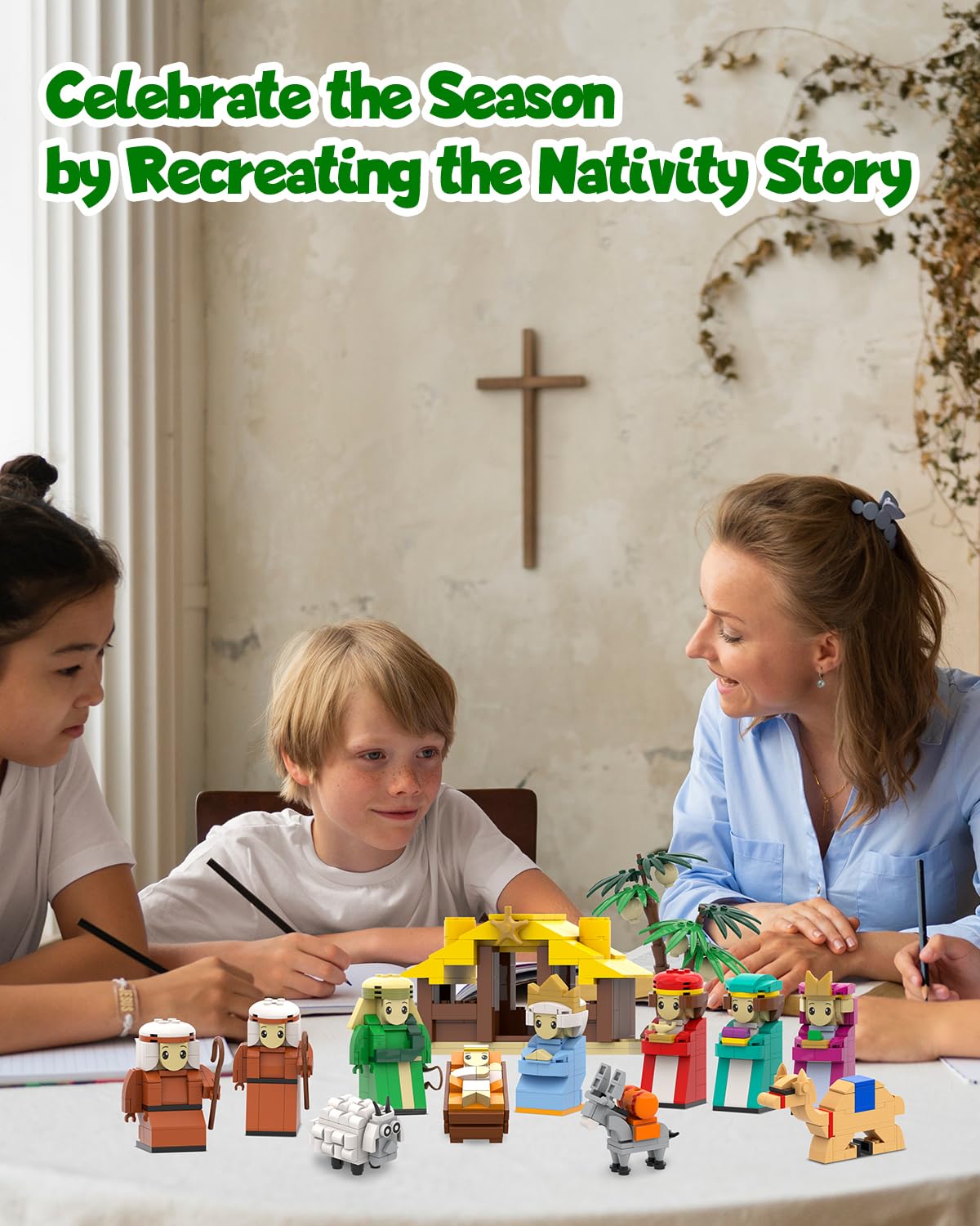 HARDWIND Advent Calendar 2025 — Nativity Building Blocks for Kids (25 Models)