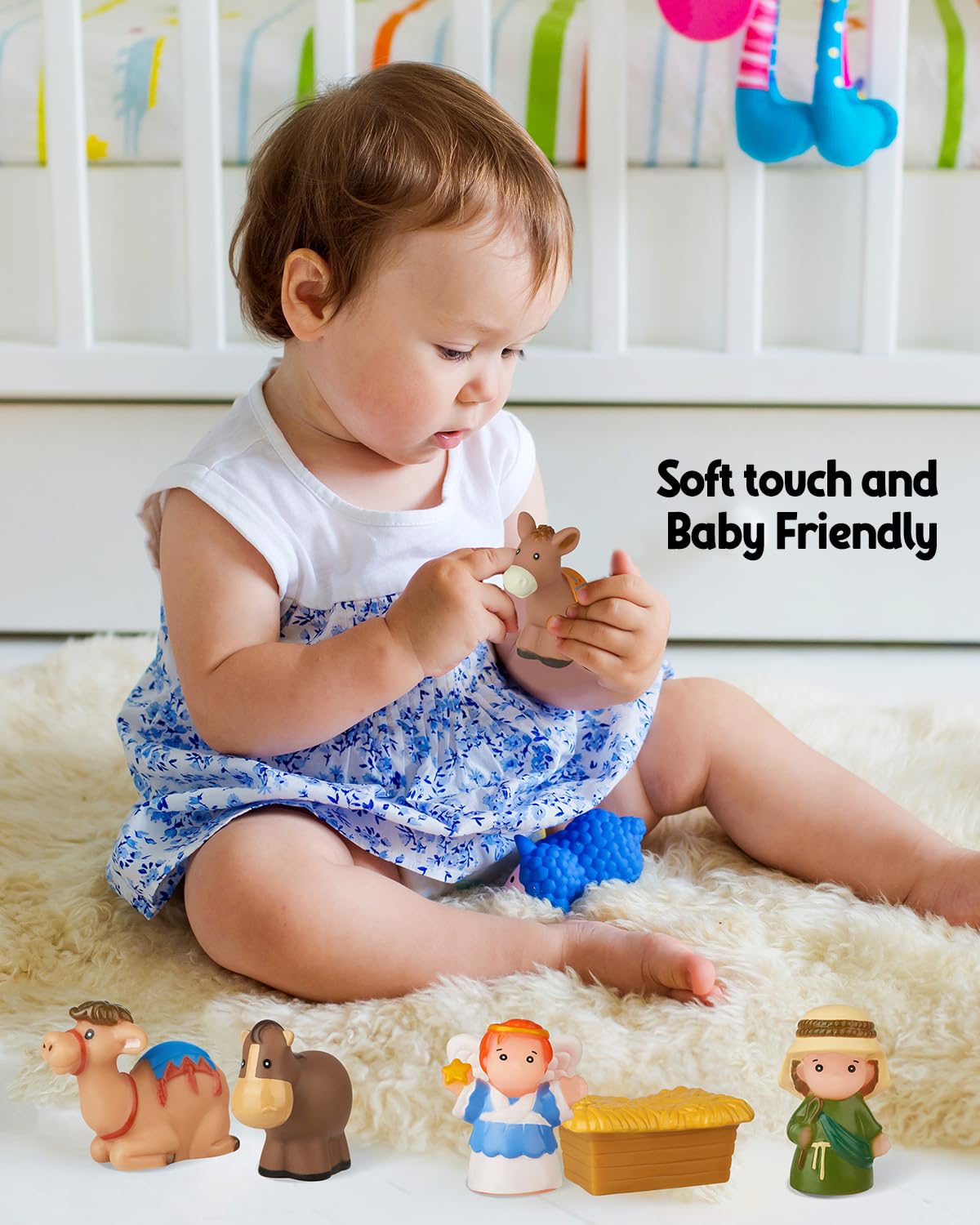 Hardwind 25-Piece Nativity Set for Kids | Complete Toddler Nativity Scene Playset (Ages 1-6+)