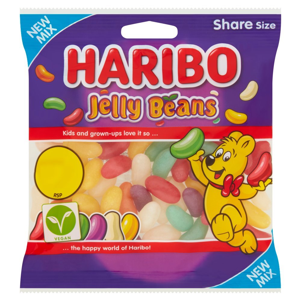 Haribo Jelly Beans Bag PMP 140g (Box of 12)