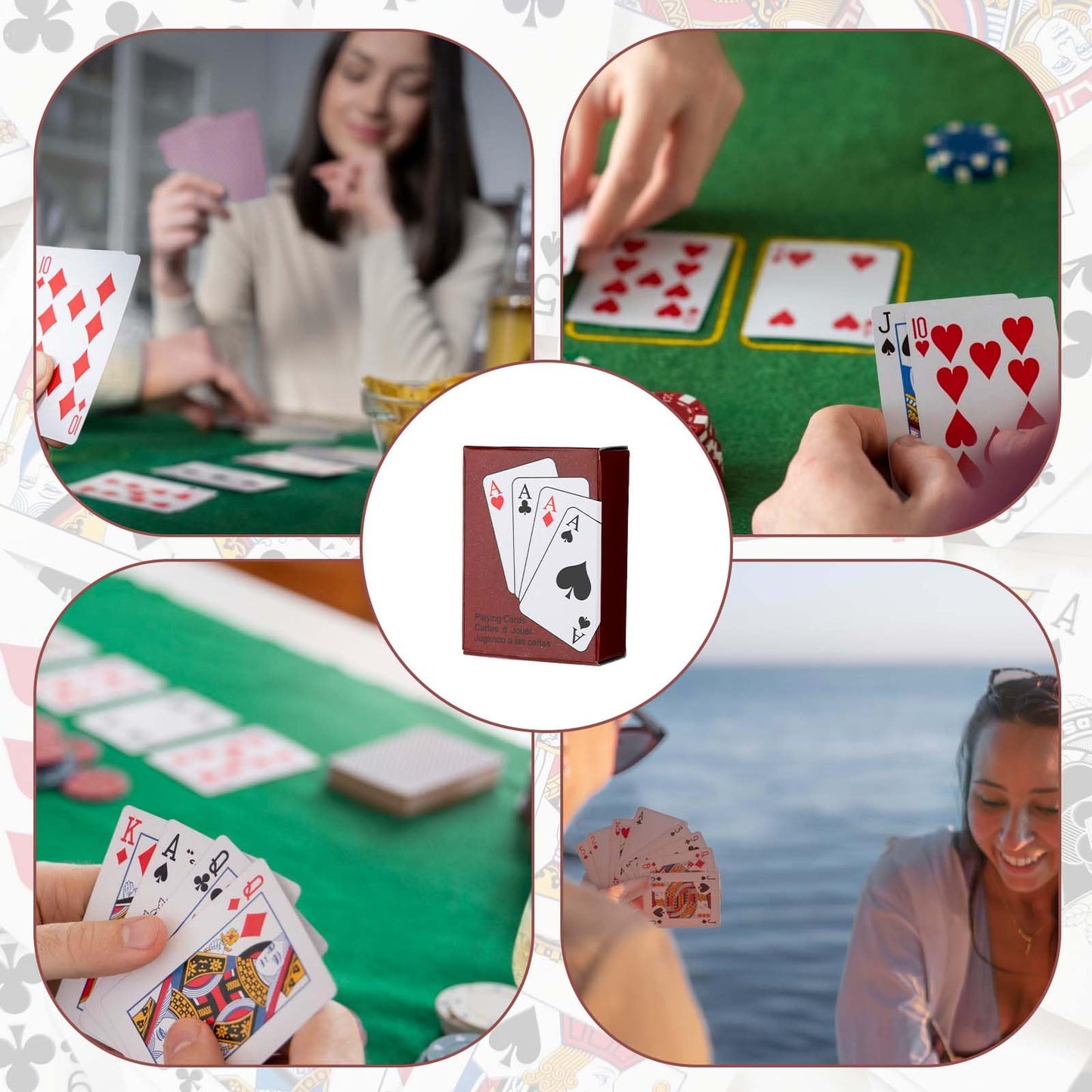 Hariendny 3 Decks Mini Playing Cards – Pocket-Size Party Poker Cards