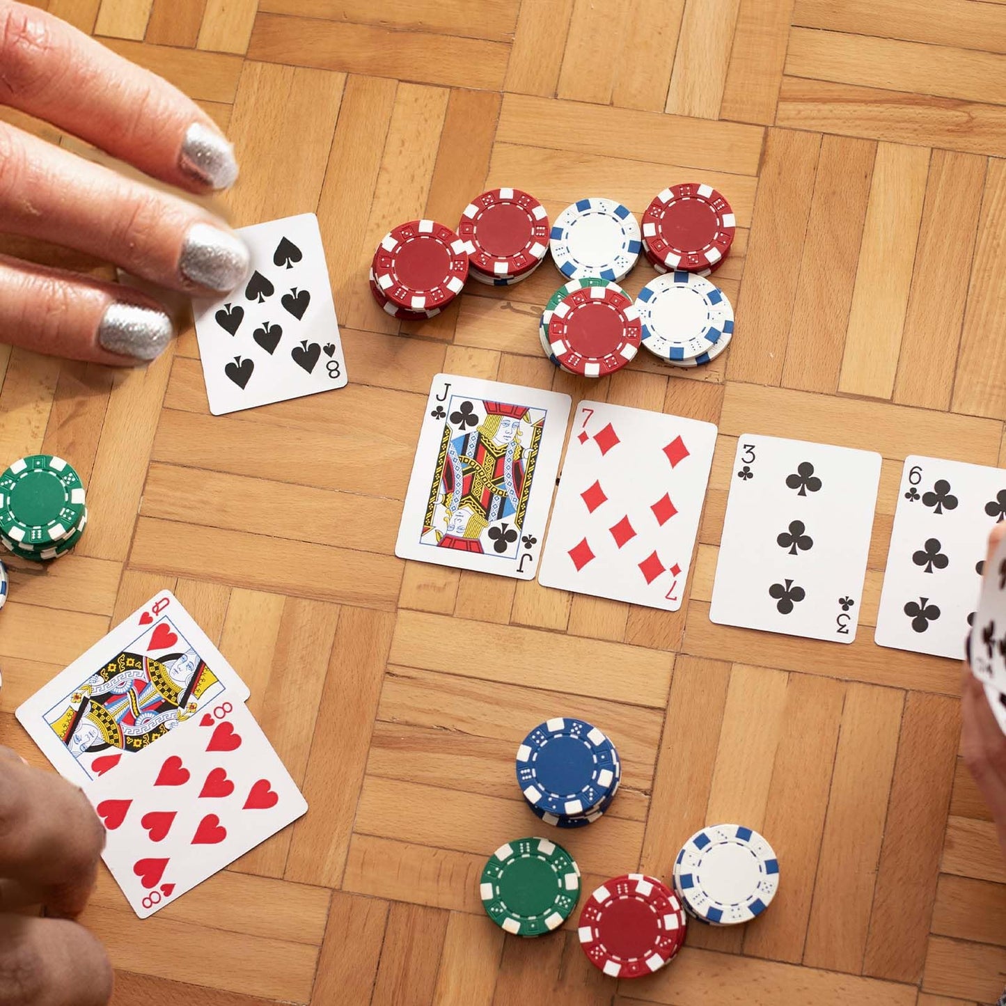 Hariendny 3 Decks Mini Playing Cards – Portable Party Card Set