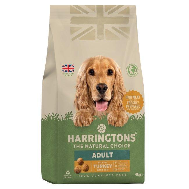 Harringtons Dog Turkey & Rice 3x4kg