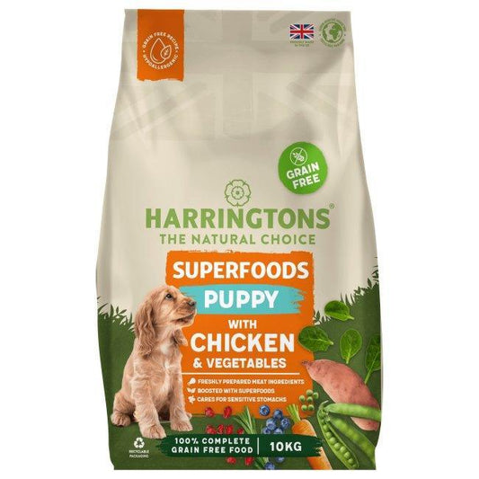Harringtons Pup Grain Free Superfood Chicken