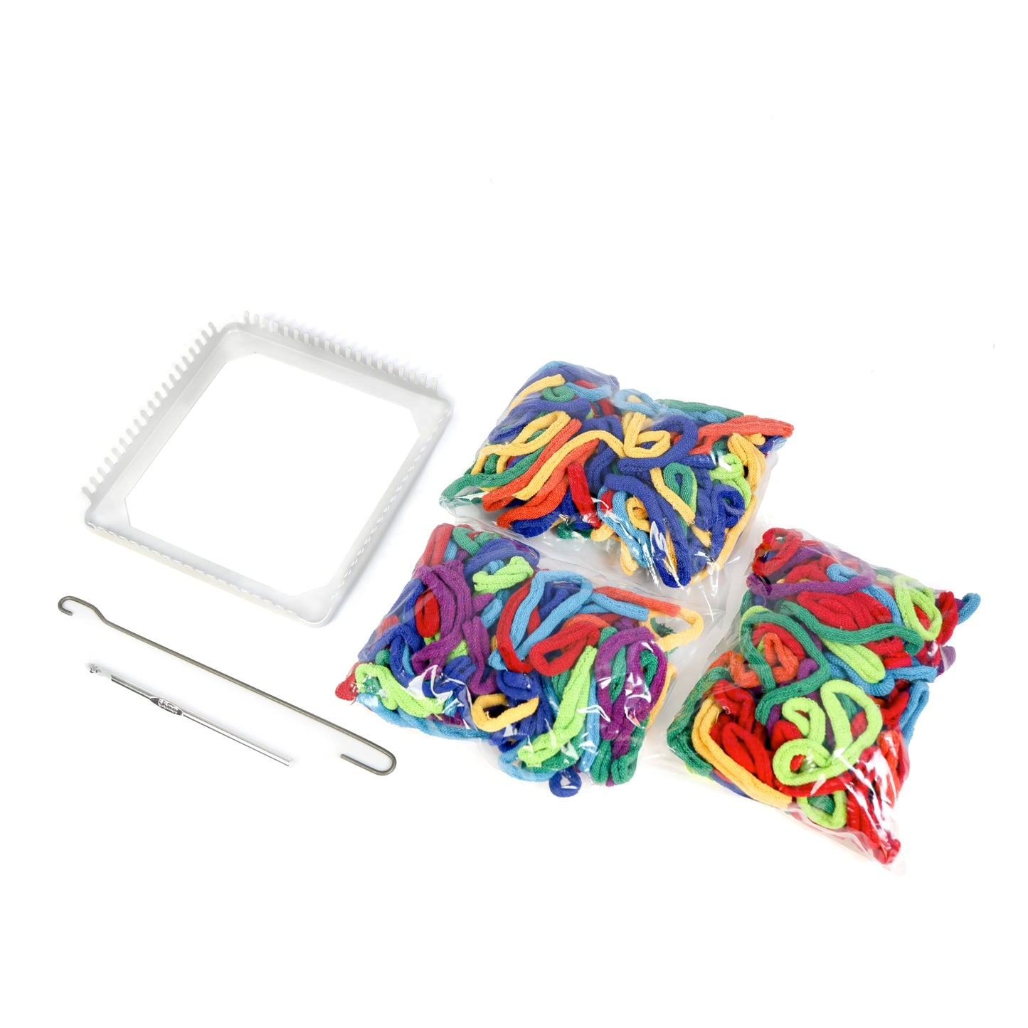 Friendly Loom 7” Traditional Potholder Kit by Harrisville Designs — Made in USA, 6 Potholders