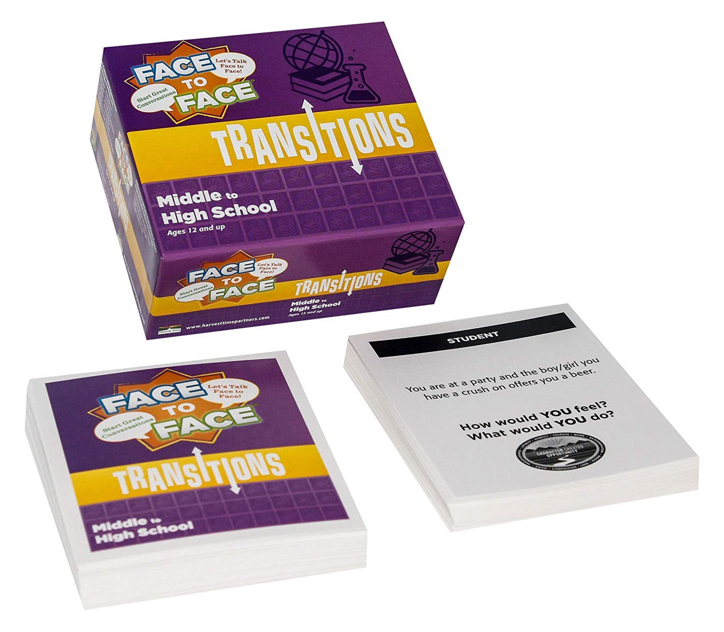 Harvest Time Partners Face to Face Transitions Card Game – Teen & Adult Conversation