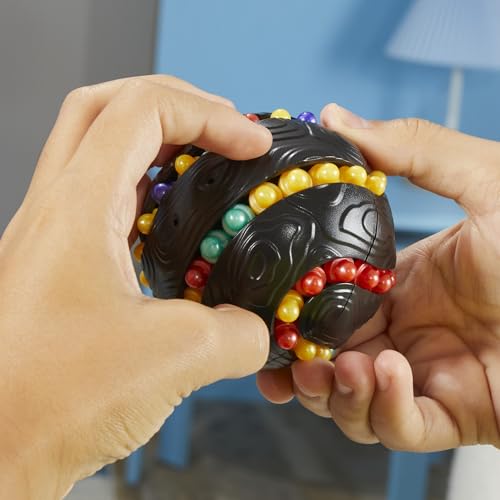 Hasbro Gaming Atomix: 1-Player Spherical Brainteaser Puzzle — Portable Fidget Toy