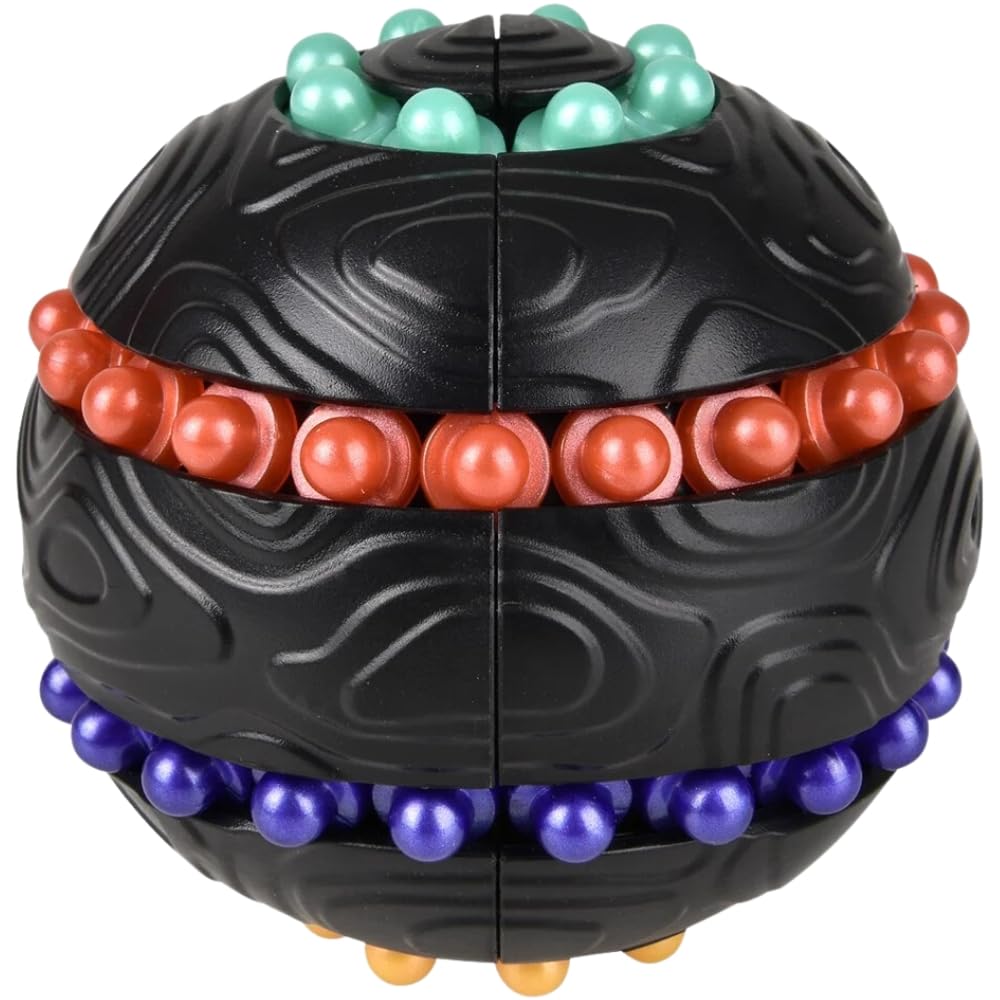 Hasbro Gaming Atomix: 1-Player Spherical Brainteaser Puzzle — Portable Fidget Toy