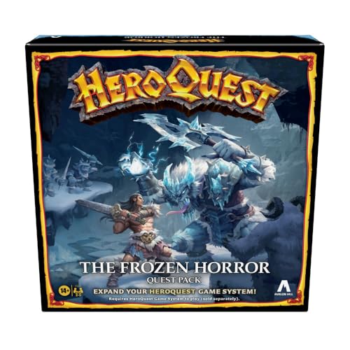 Hasbro Avalon Hill HeroQuest The Frozen Horror Quest Pack – Dungeon Crawler Expansion