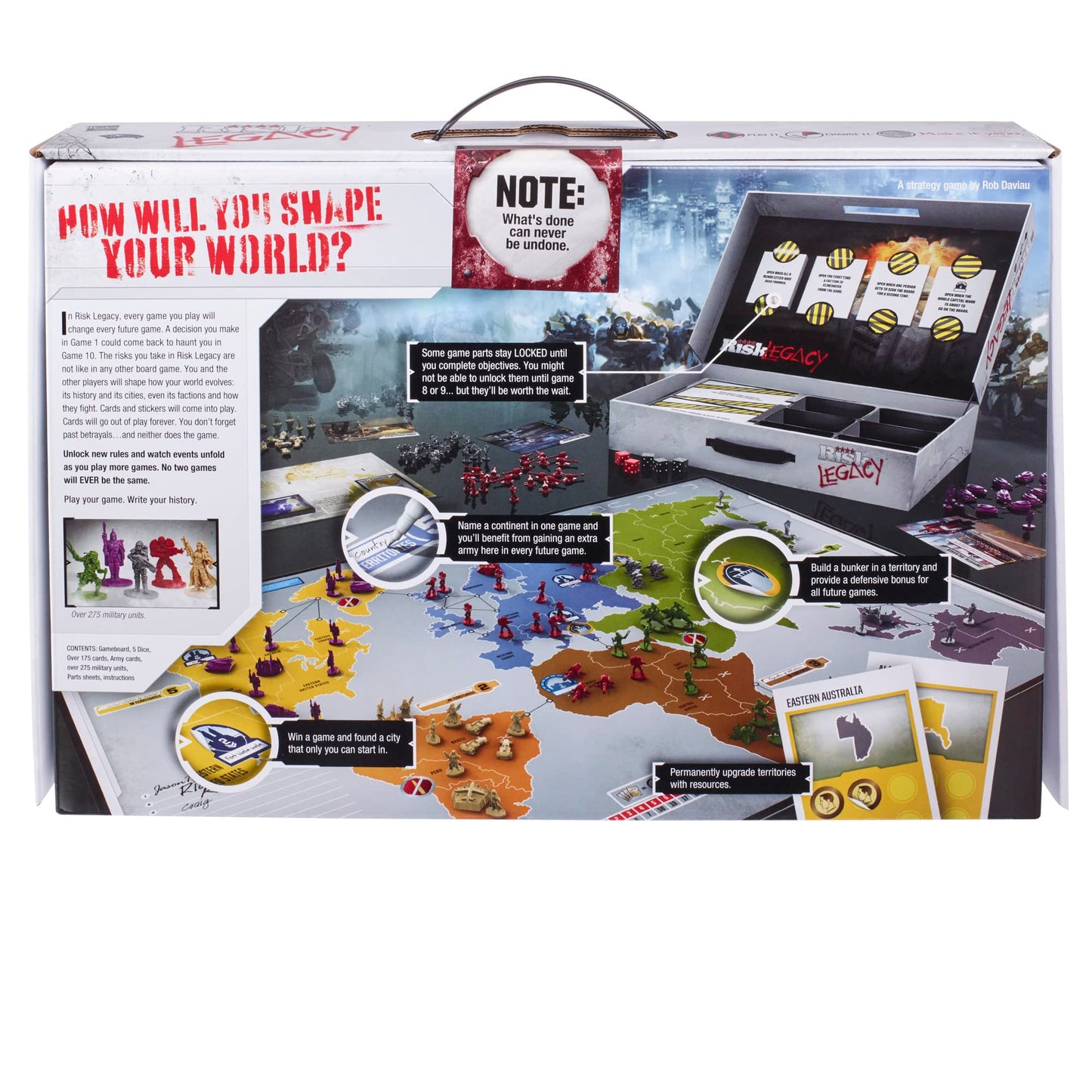 Hasbro Gaming Avalon Hill Risk Legacy – Immersive Strategy Board Game for 3-5 Players