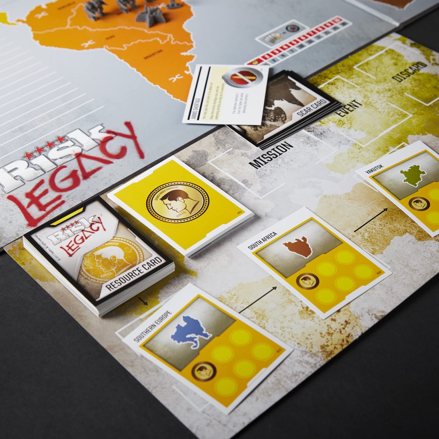 Hasbro Gaming Avalon Hill Risk Legacy – Immersive Strategy Board Game for 3-5 Players