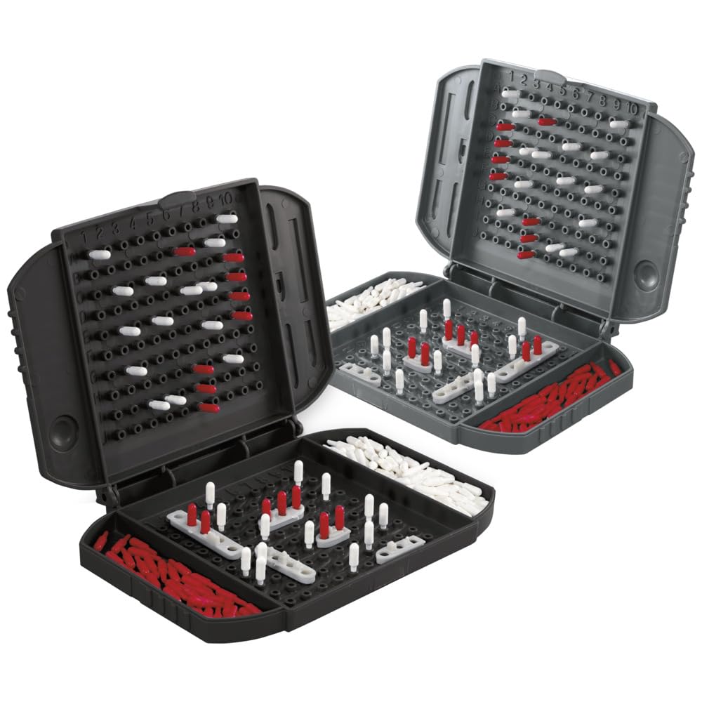 Hasbro Battleship Grab and Go – Portable 2-Player Travel Battleship (Ages 7+)