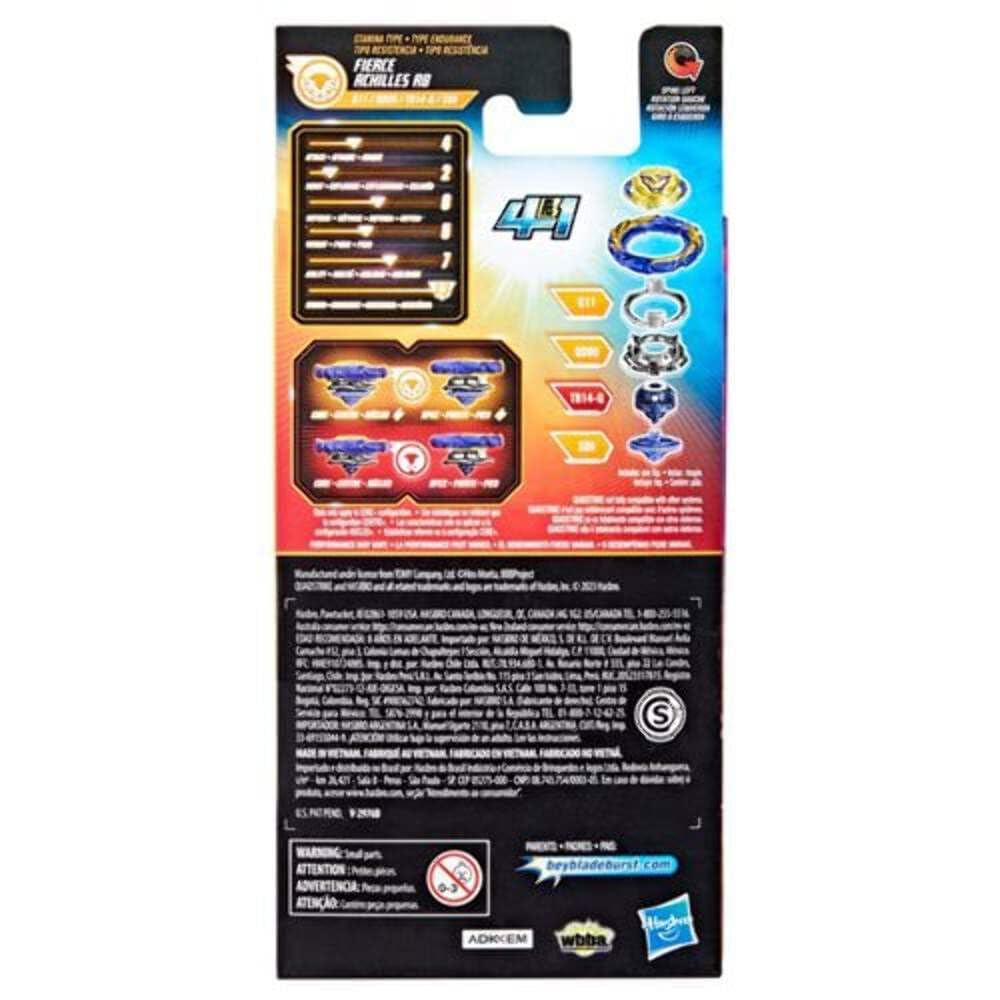 Hasbro Beyblade Burst QuadStrike Xiphoid Knight H8 – 4 Modes Combat Top