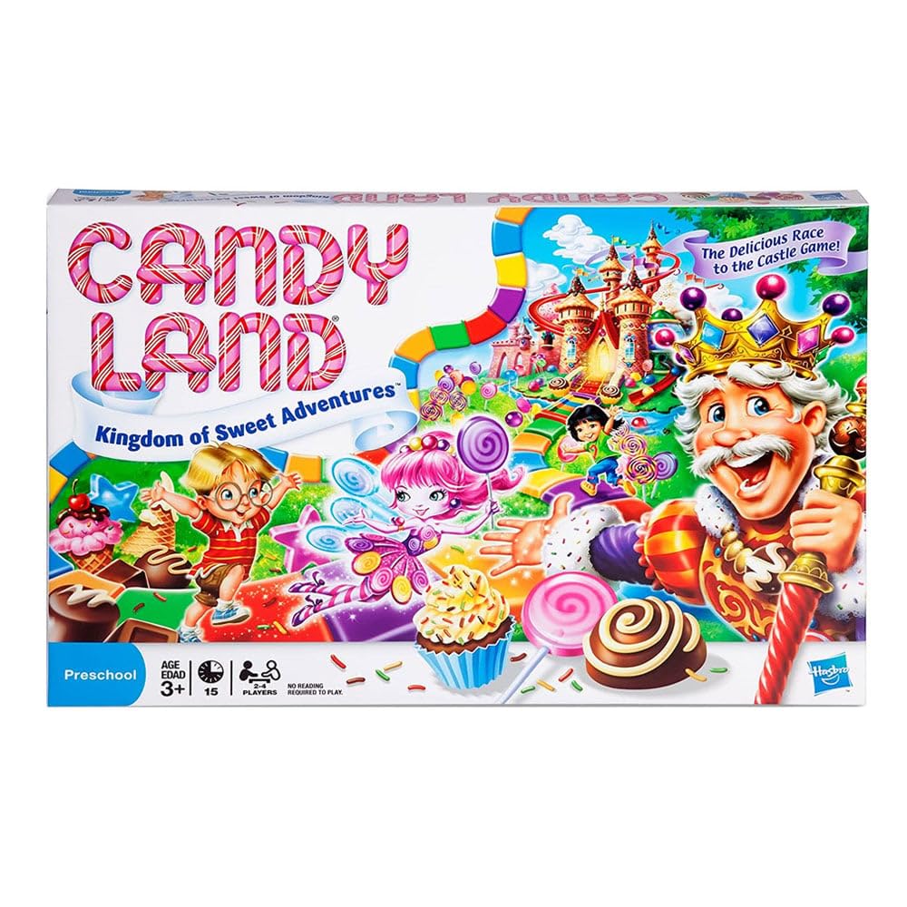 Hasbro Candyland EA — Classic Family Board Game for 2-4 Players (Ages 3-6)