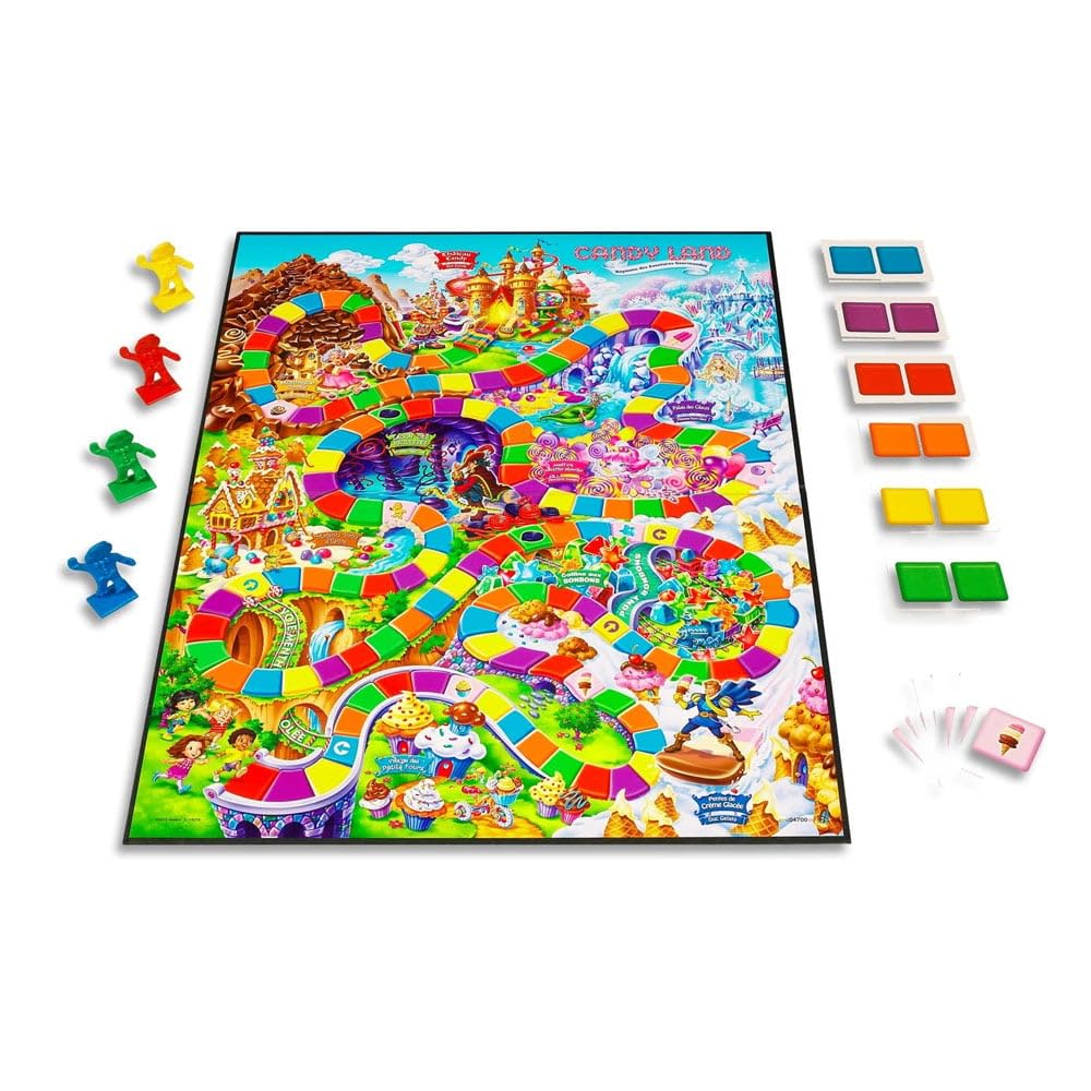 Hasbro Candyland EA — Classic Family Board Game for 2-4 Players (Ages 3-6)