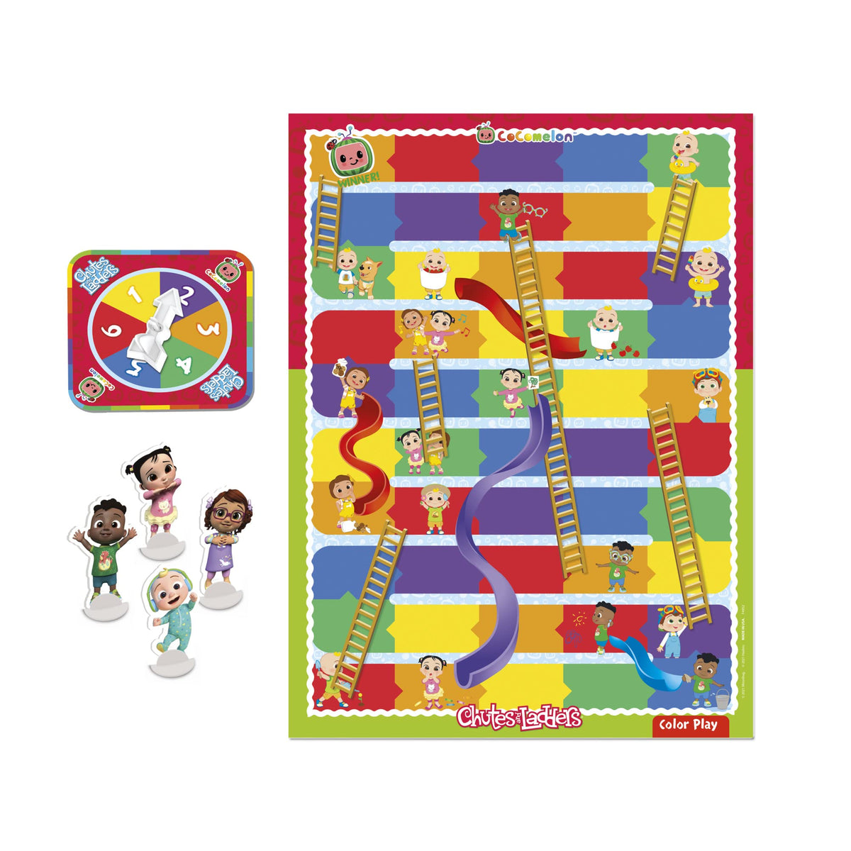 Hasbro Gaming Chutes and Ladders: CoComelon Edition – Amazon Exclusive, 2-4 Players, Ages 3+