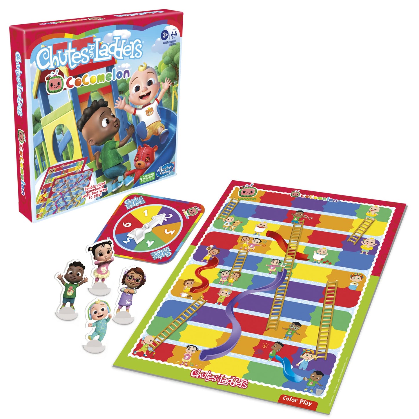 Hasbro Gaming Chutes and Ladders: CoComelon Edition – Amazon Exclusive, 2-4 Players, Ages 3+