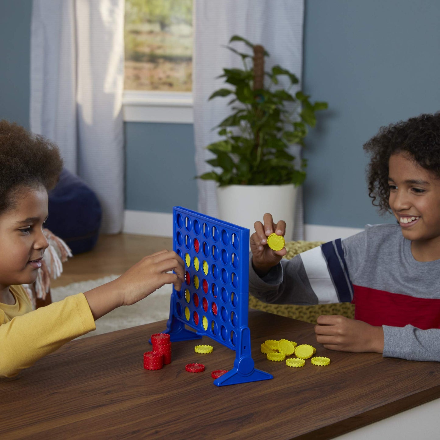 Hasbro Gaming Connect 4 Classic Grid - 2-Player Strategy Game for Family