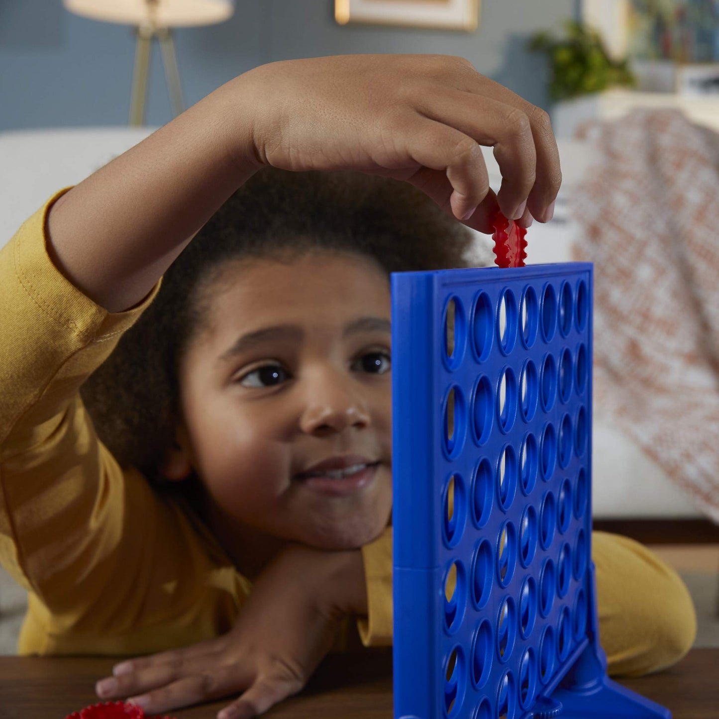 Hasbro Gaming Connect 4 Classic Grid - 2-Player Strategy Game for Family